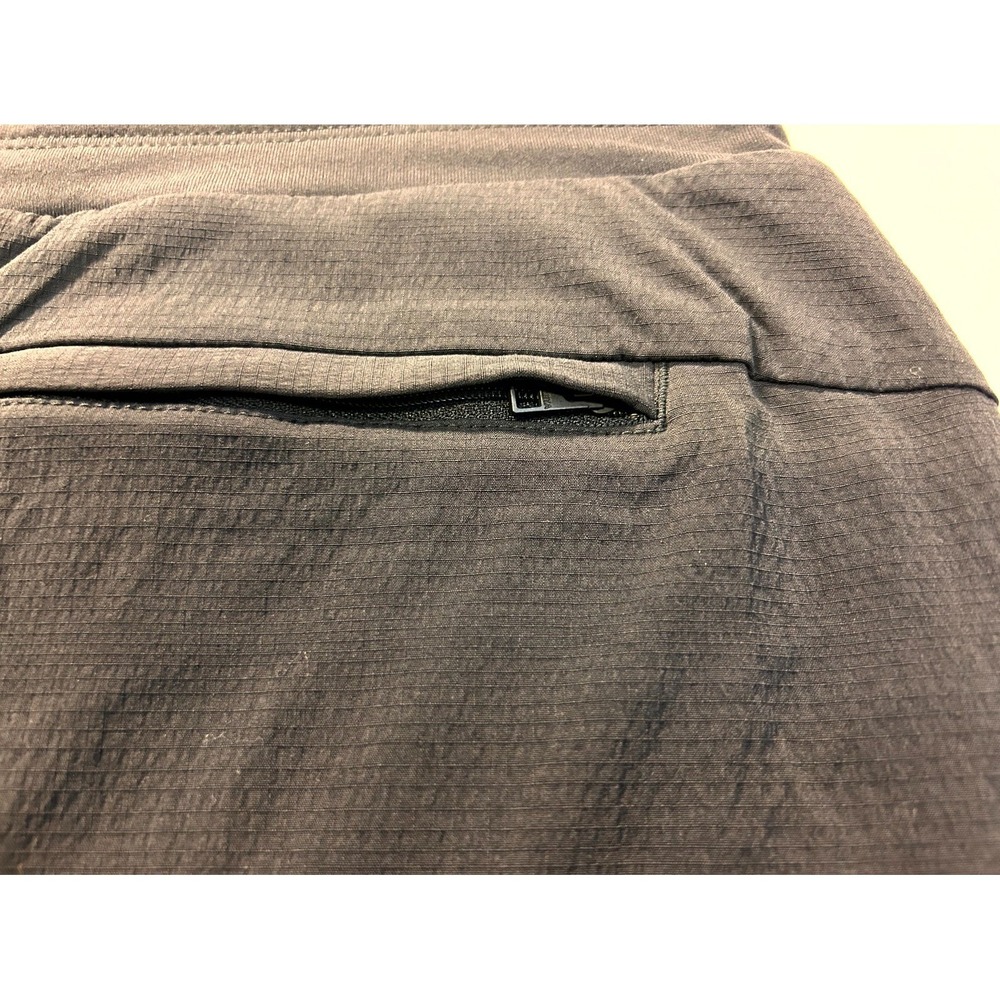 Athleta Trekkie North Skort Shorts + Skirt Black Size 4 Zip Pockets Drawstring - Picture 9 of 16